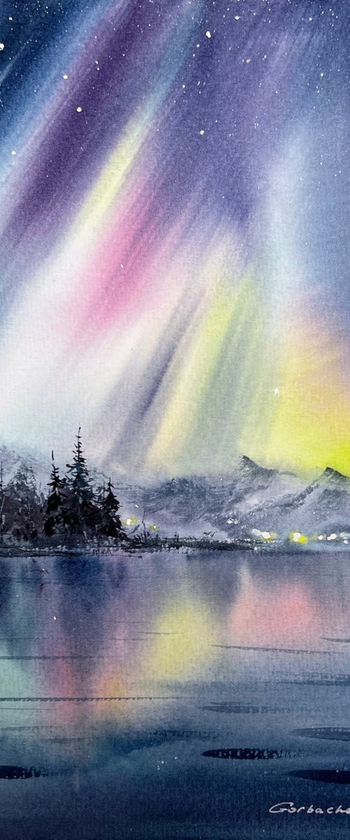 Northern lights #55 by Eugenia Gorbacheva