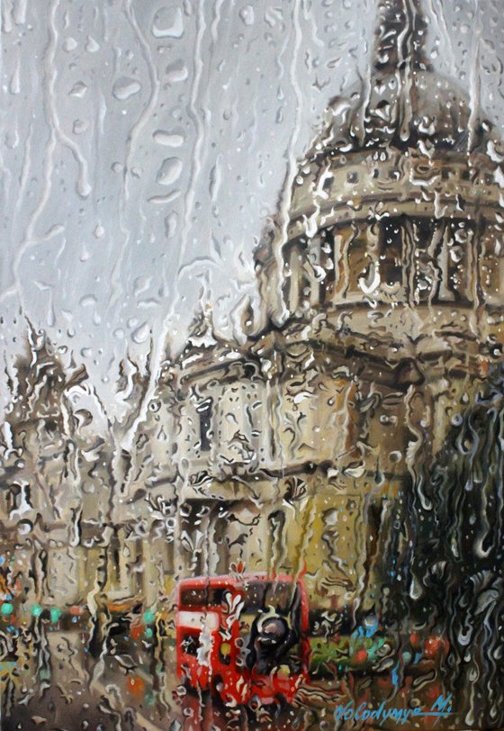 Rain in London.