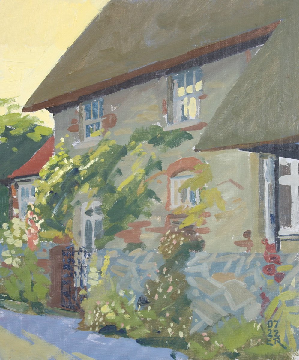 Amberley Cottage, Evening Light by Elliot Roworth