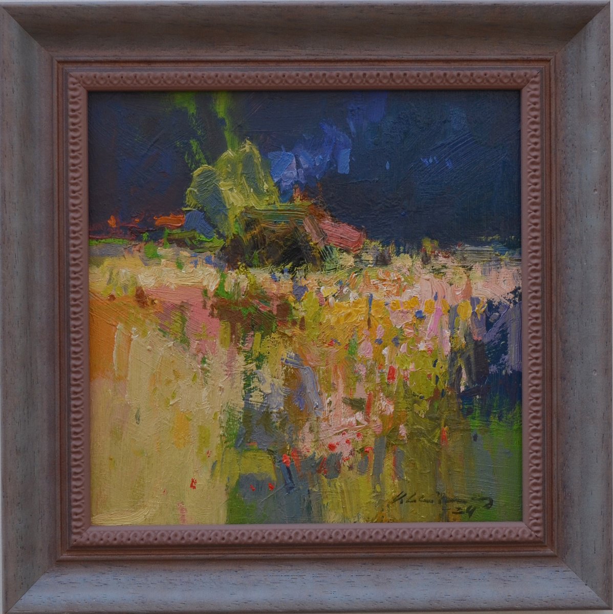 Blooming Meadow By Vytautas Laisonas, 11 X 11, Artwork For Sale On Artfinder