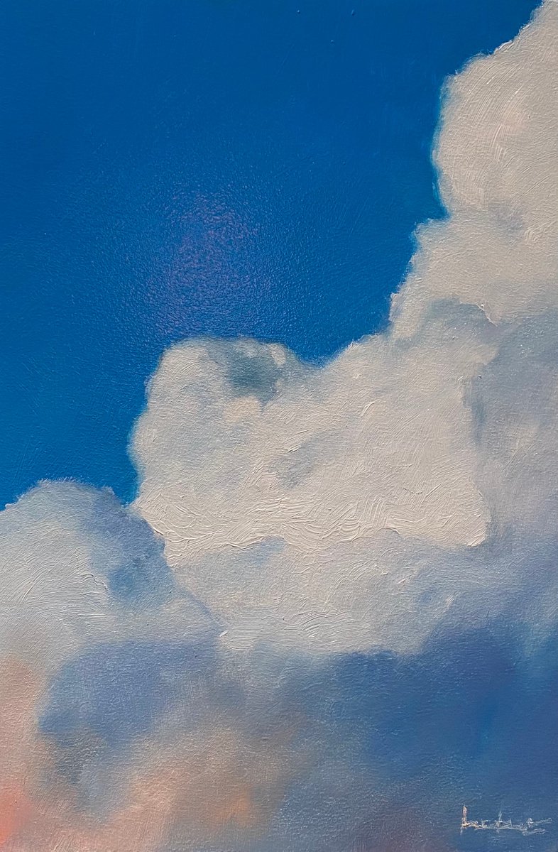Cloudsoriginal oil painting by Artem Grunyka by Artem Grunyka
