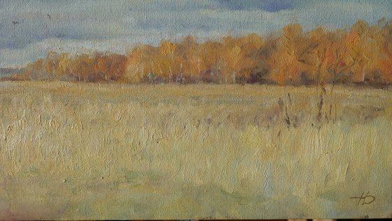 Flown Away - autumn landscape painting