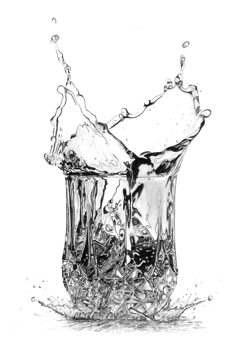 Whisky Tumbler Splash by Paul Stowe