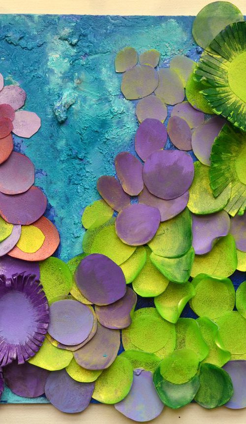 Moss in the corals by Swapna Namboodiri