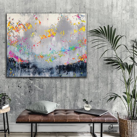 120x100cm. / Abstract painting / Abstract 2104