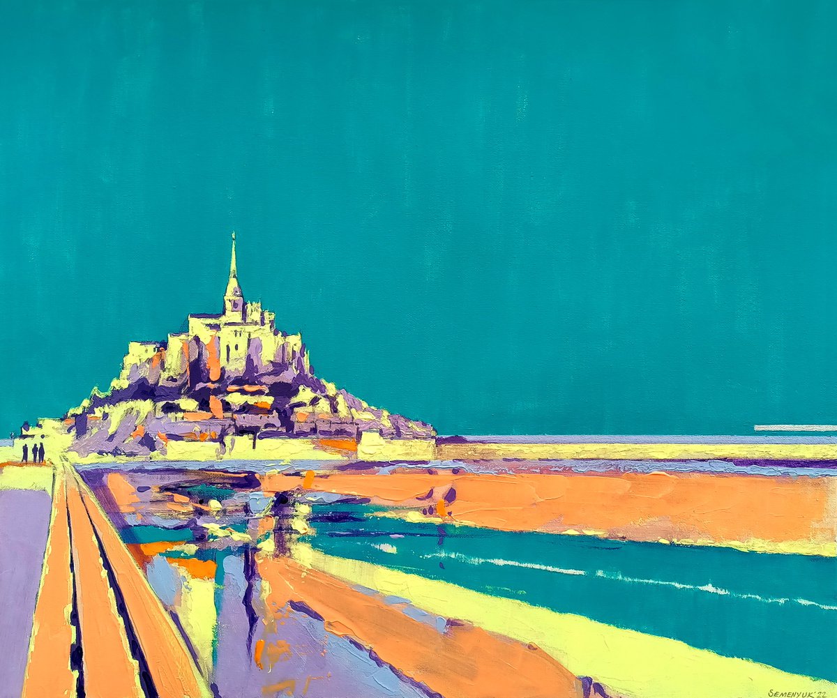 Mont-Saint-Michel In Spring by Evgen Semenyuk