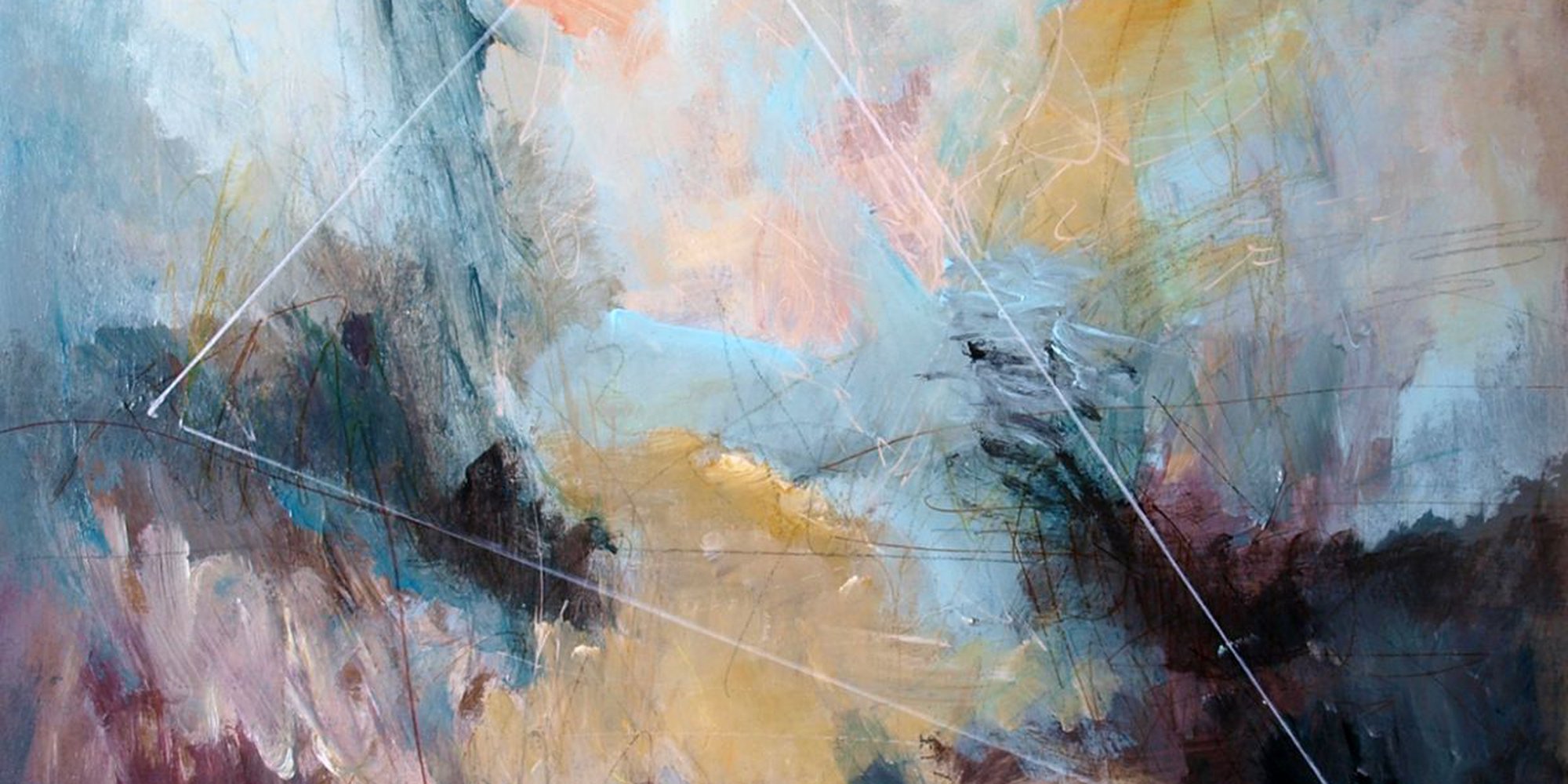 Art of the Day: "Misty young forest with triangle, 2016" by Catalin Ilinca