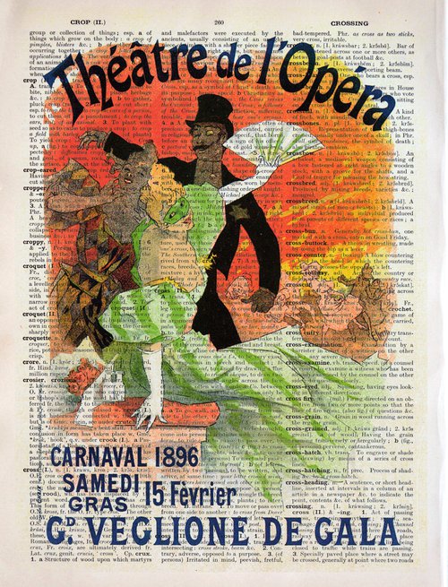 Théâtre de l'Opéra - Carnaval 1896 by Jakub DK - JAKUB D KRZEWNIAK