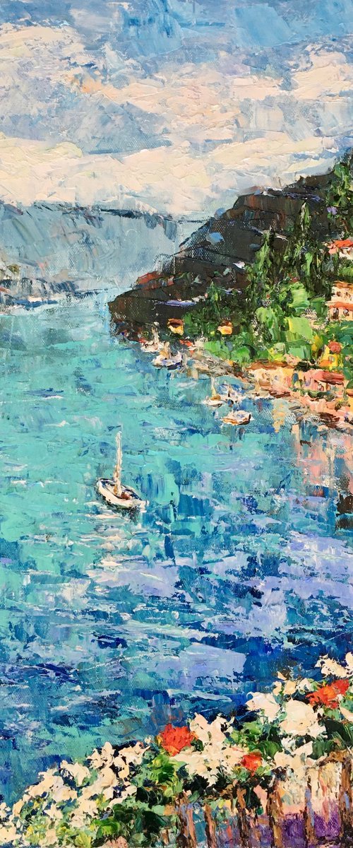 Lake Como by Vilma Gataveckienė