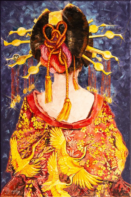 Woman in kimono