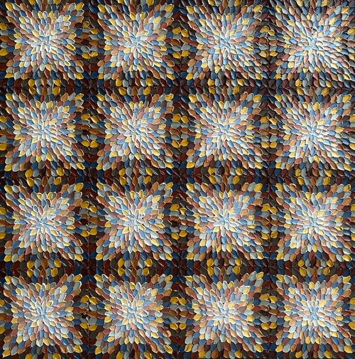 Brown kaleidoscope by Guzaliya Xavier