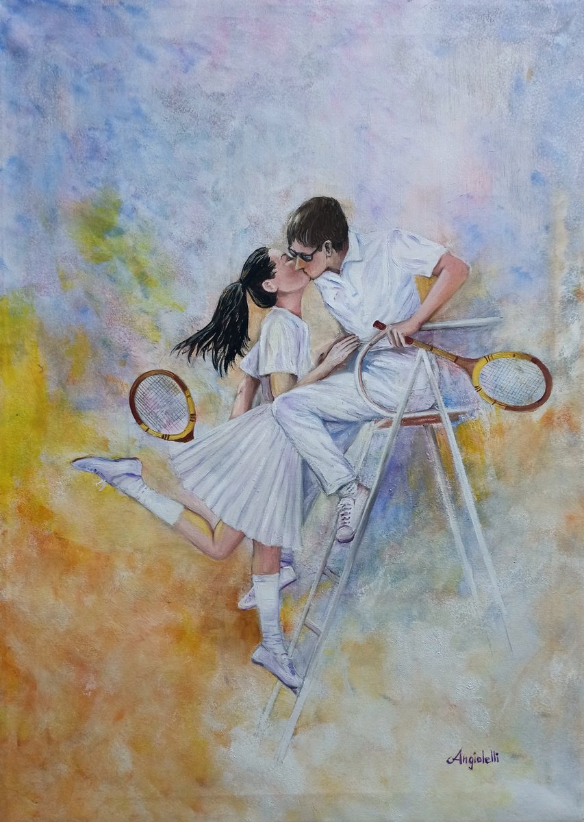 Tennis love by Anna Rita Angiolelli