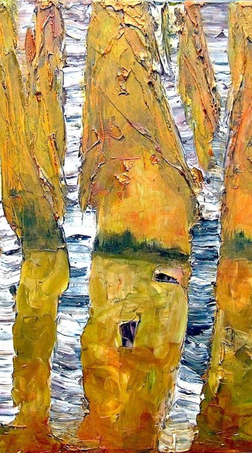 Birch Trees by Anna  Styrc