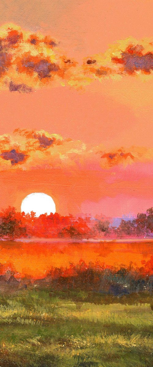 'Red sunset' by Lucia Verdejo