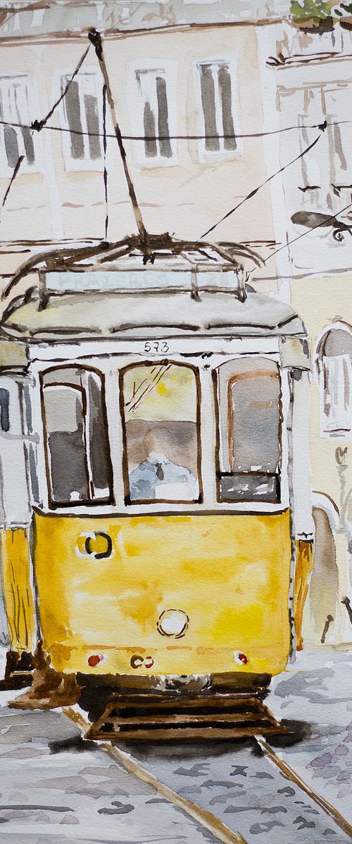 Lisbon tramway by Sasha Romm