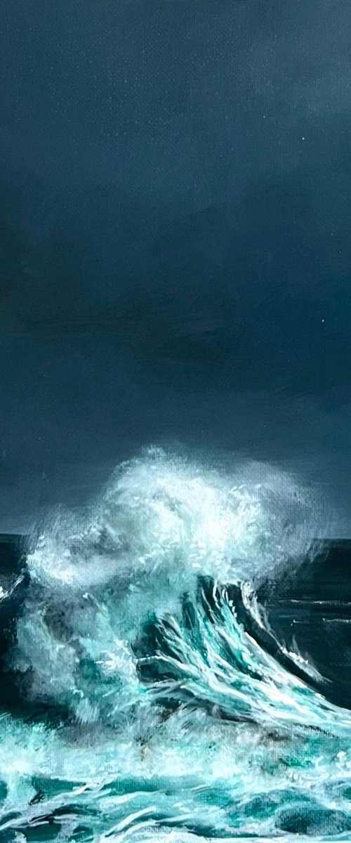 Wave at the ocean by Valentina Ash