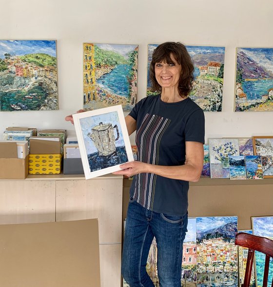 Still life with teapot
