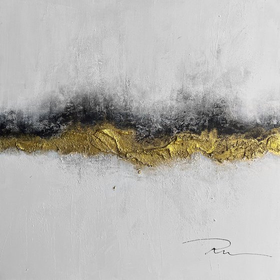 Abstract Gold Minimalism