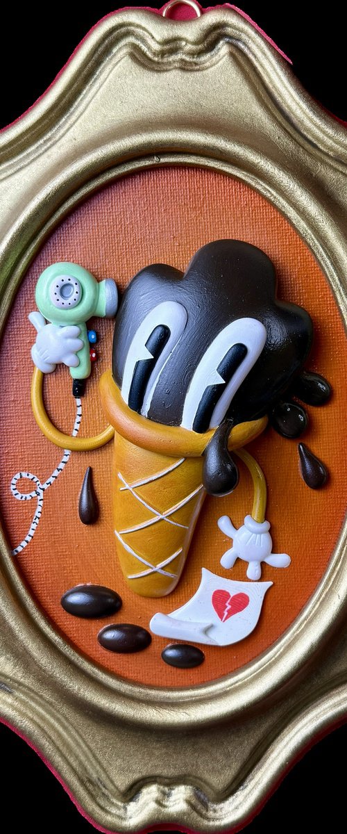 827-9- GELATINO (MELANCHOLIC ICE CREAM) by Paolo Andrea Deandrea