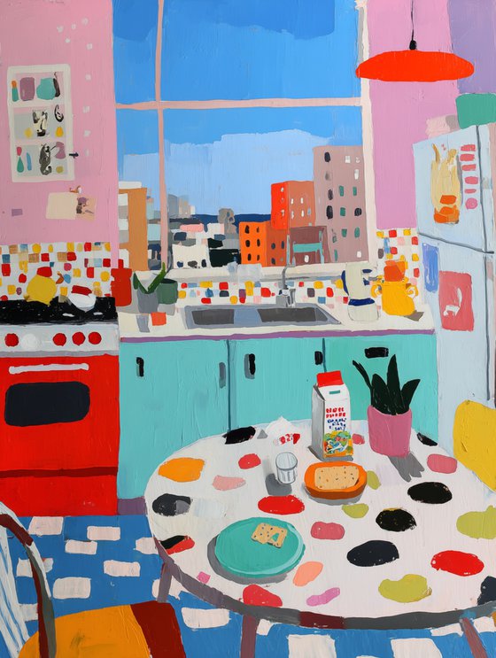 Cozy Retro Kitchen