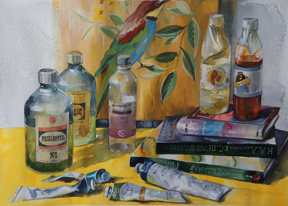 Tubes of paint by Svetlana Zaparii
