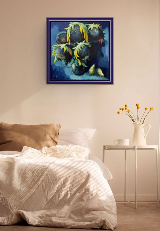 The Bowing Sunflowers