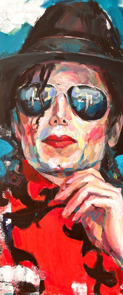 Portrait of Michael Jackson by Liubou Sas
