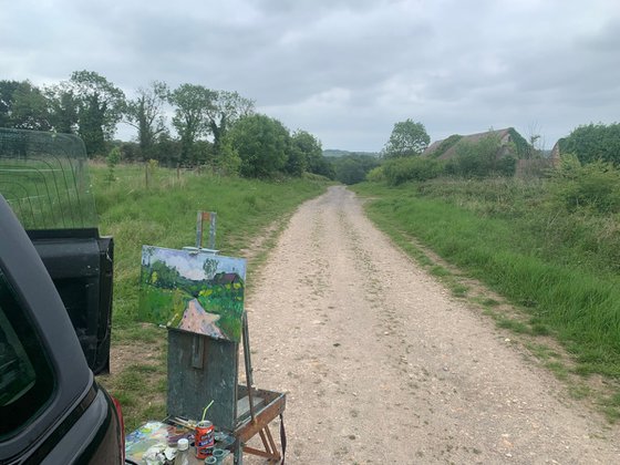 Path on the Angmering Estate