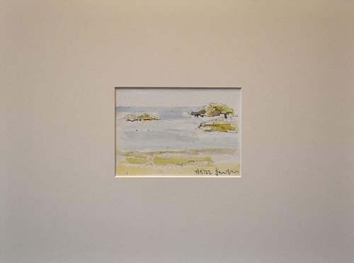 Trearddur Bay , Anglesey, North Wales -Watercolour Study No2 by Ian McKay