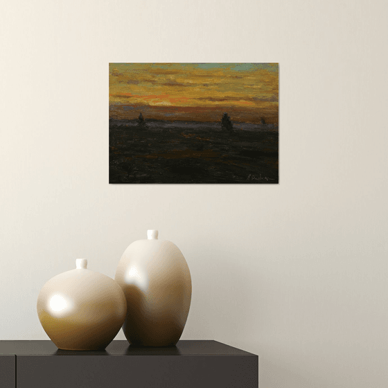 The First Ray - original landscape painting