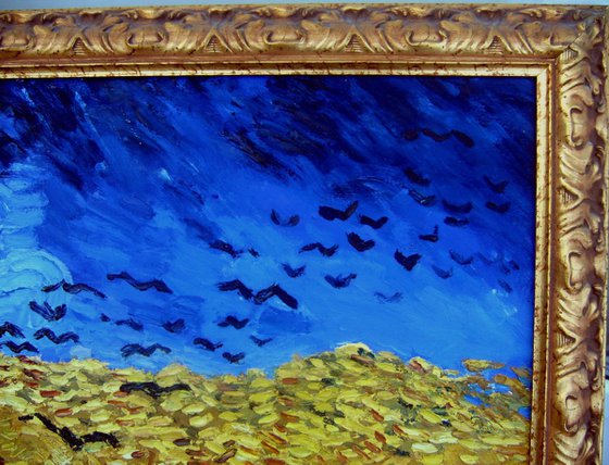 Hommage a great Vincent : Wheatfield with Crows