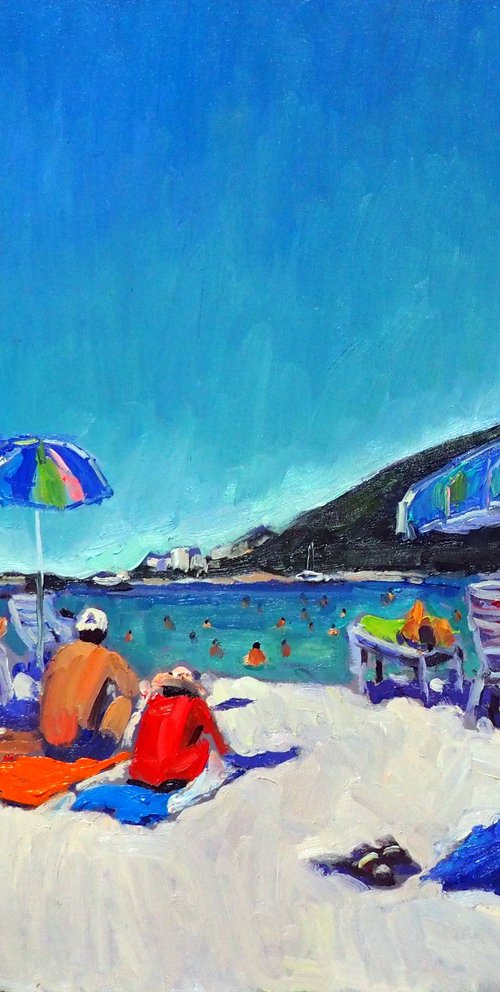 On the beach by Yuanyuan Liu