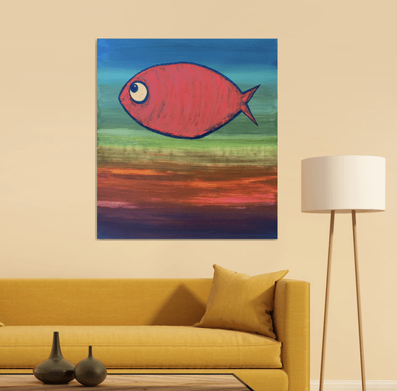 Goldfish in magic waters