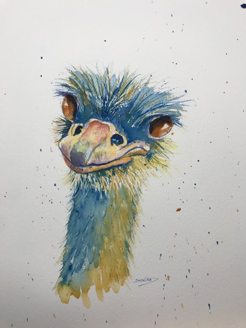 Ostrich #2 by Sabrina’s Art