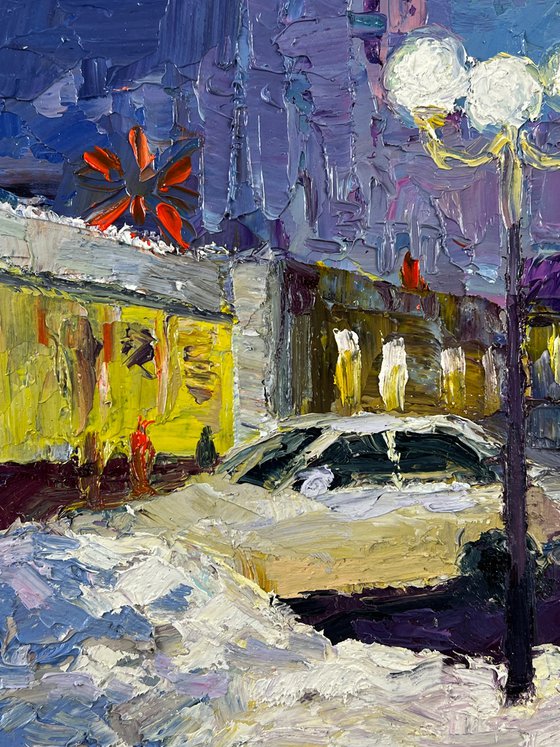 Winter Evening in the City