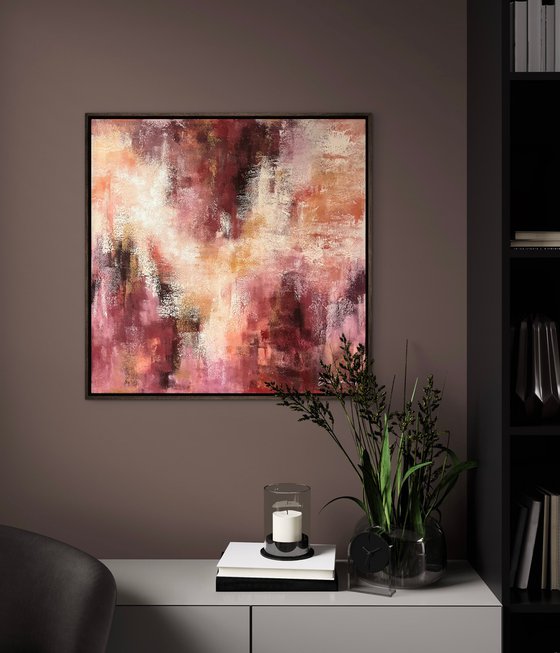 Blushed Earth - Abstract painting