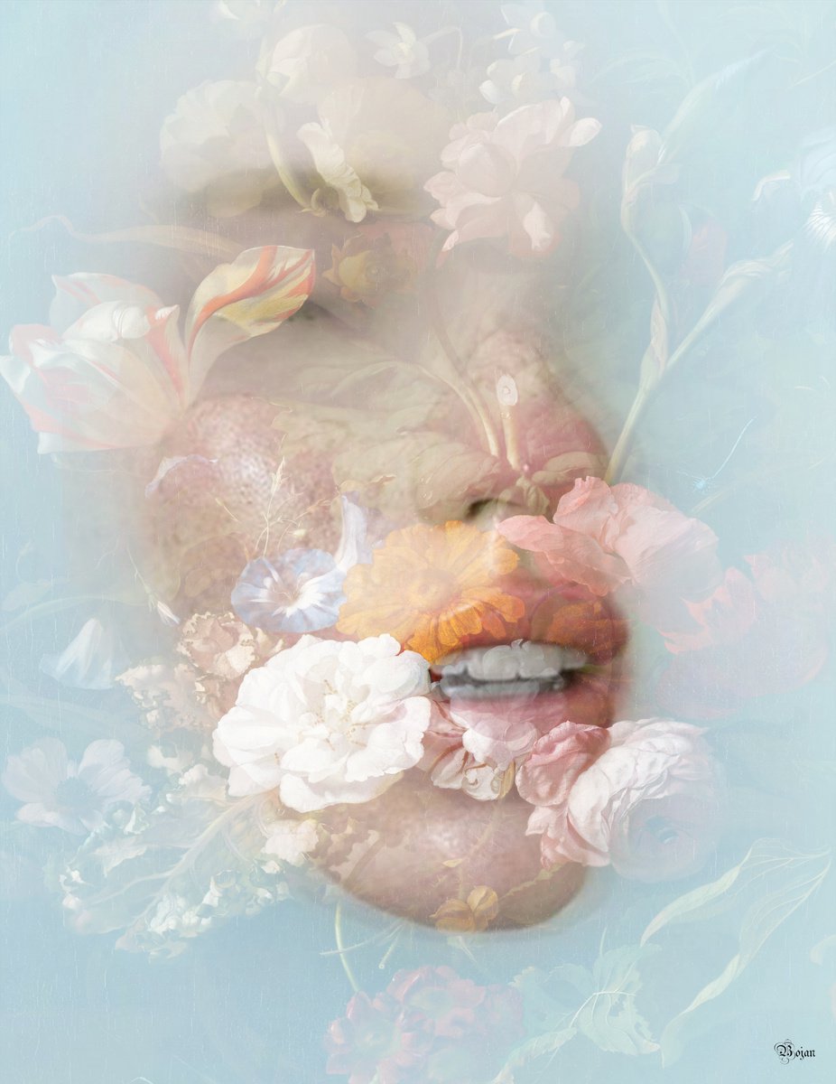 Illustrative Portrait Photograph By Bojan Jevtic, 33 X 43, Surfacing, Original Artwork