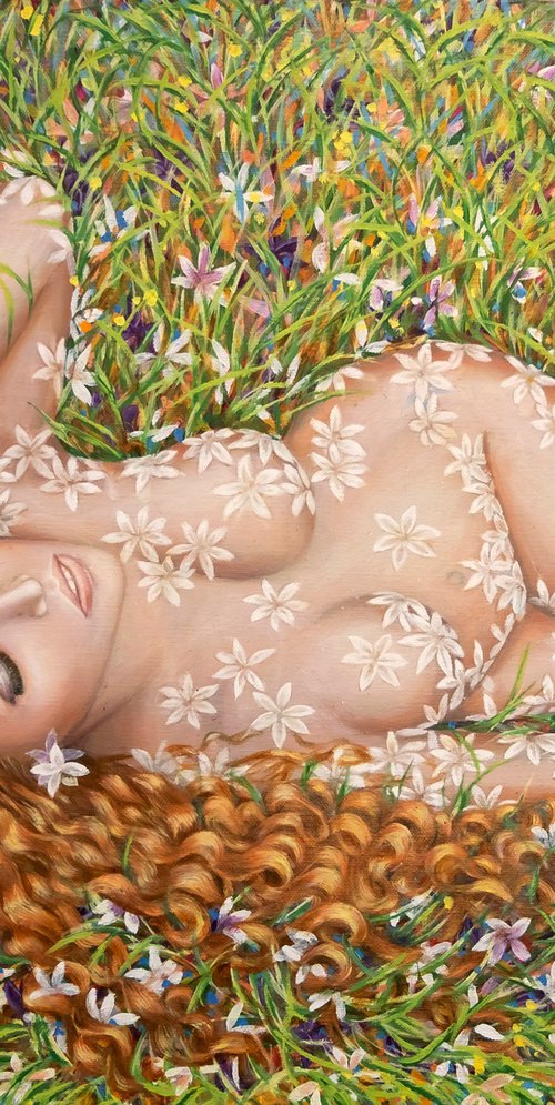WOMAN.NAKED WOMAN.THE MIDDAY DREAM. by Anastasia Woron