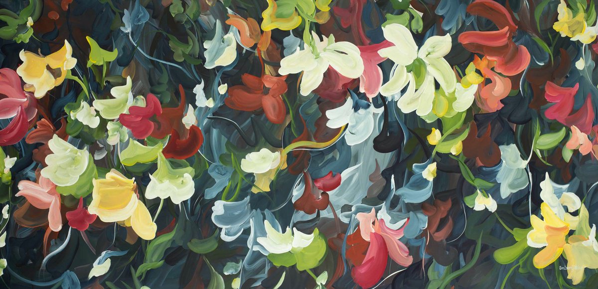 Forever Nights By Amber Gittins, 75 X 35, Artwork For Sale On Artfinder