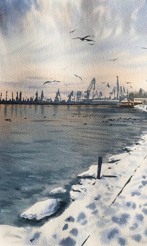 Berdyansk a month before the war by Oleksandra Padushyna