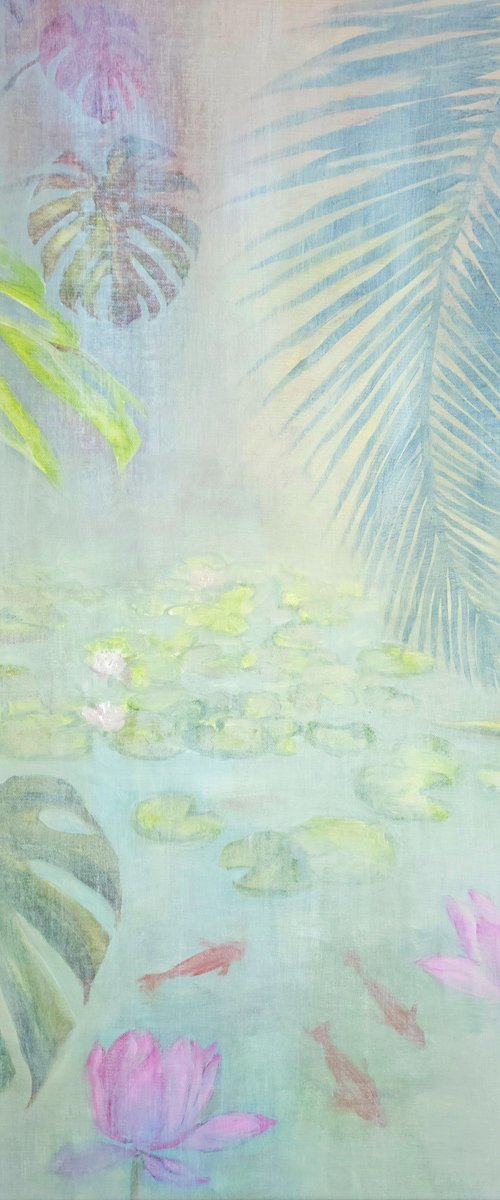 Lotus Pond by Katia Bellini