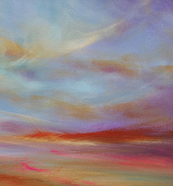 "Life's Blessings" - Cornish Seascape, Art, Skyscape