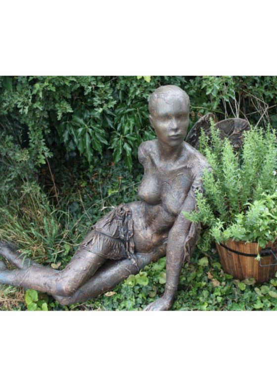 Persephone - Contemporary Fabric Sculpture for Home or Garden.