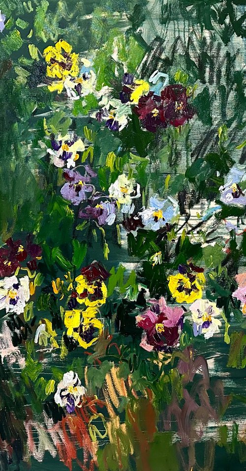 Pansies by Lilia Orlova-Holmes