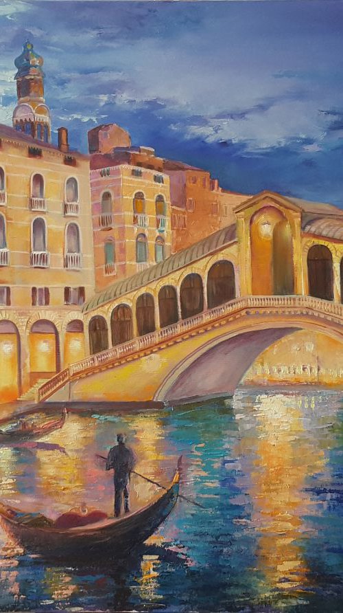 Bridge of Rialto. Twilights by Mary Voloshyna