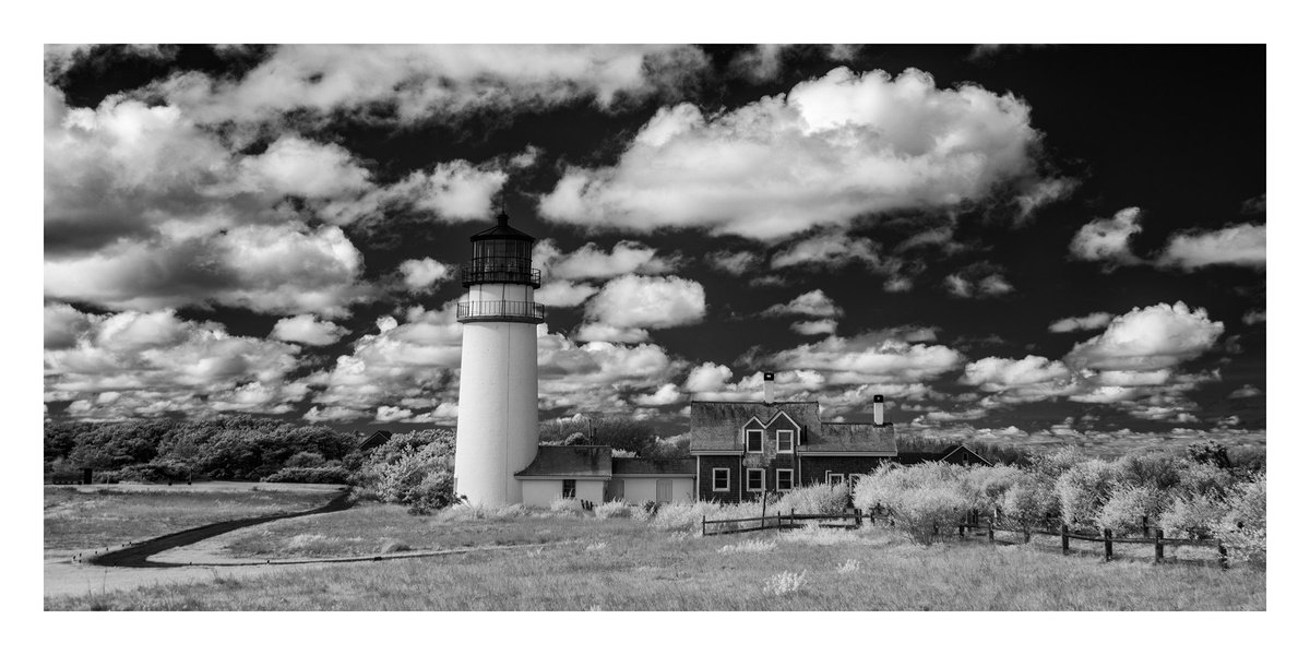 Photorealistic Landscape Photograph By Brooke T Ryan, 30 X 15, Highland Light - 30 X 15, Original Artwork