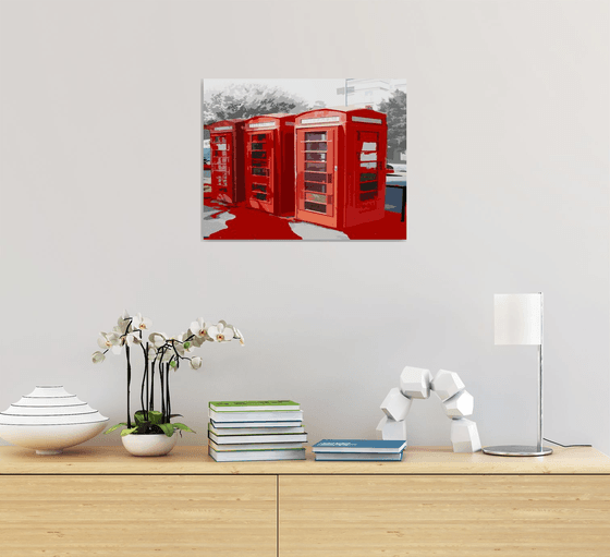 Red Phone Boxes Melting