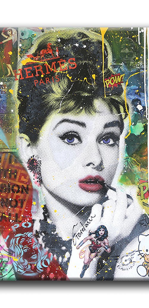 Love Audrey Hepburn by Gardani Art