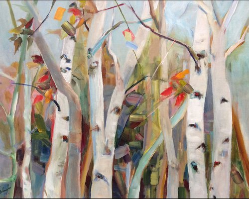 August trees by Irene Schaefer
