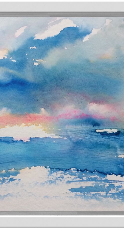 Bridge to Eternity I Seascape by Gesa Reuter